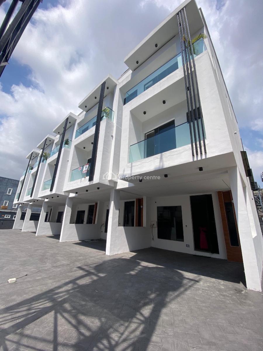 5 Bedroom Terraced Duplex with Bq, & Pool, Osapa, Lekki, Lagos, Terraced Duplex for Sale