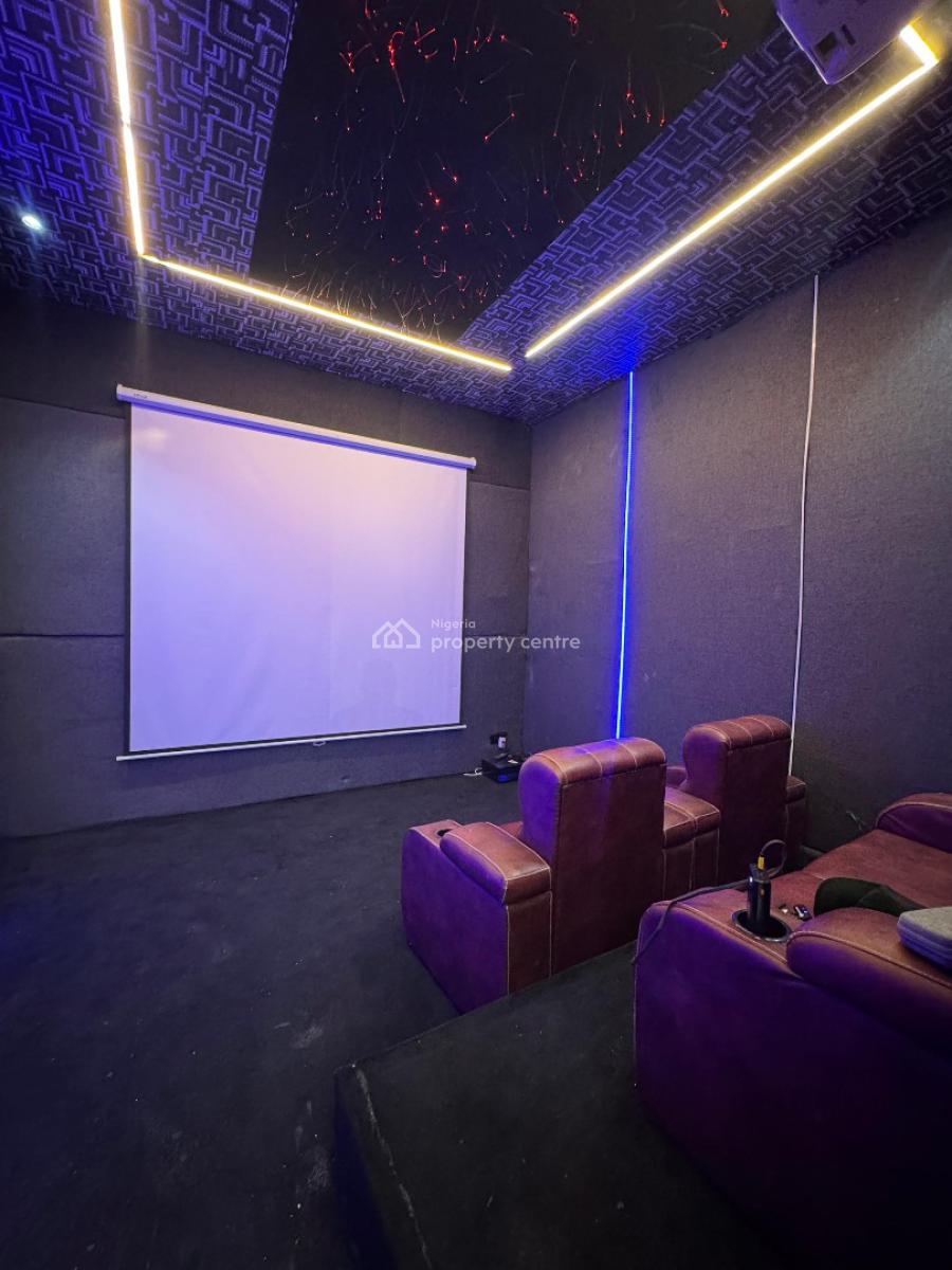 Magnificent 5 Bedroom with a Private Pool, Exterior Lounge, Cinema & Gym, Chevron, Lekki, Lagos, Detached Duplex for Sale
