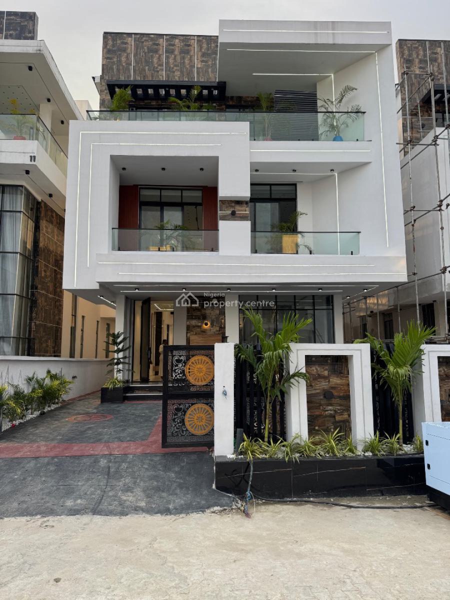 Magnificent 5 Bedroom with a Private Pool, Exterior Lounge, Cinema & Gym, Chevron, Lekki, Lagos, Detached Duplex for Sale