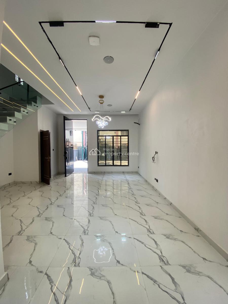 5 Bedroom Terrace Duplex with Bq and Swimming Pool, Osapa, Lekki, Lagos, Terraced Duplex for Sale