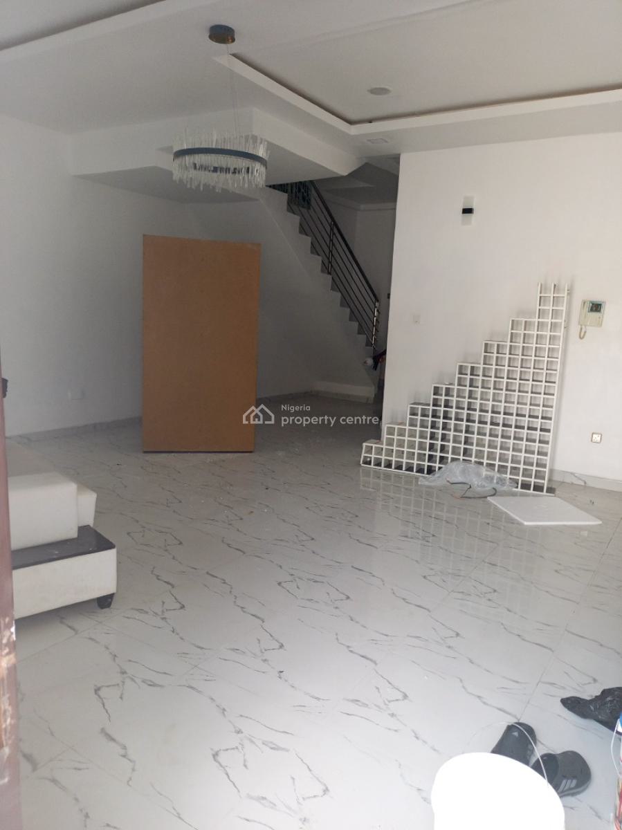 Beautiful 4 Bedroom Duplex with Bq Acs Mikano Generator Security House, Osapa, Lekki, Lagos, Semi-detached Duplex for Rent