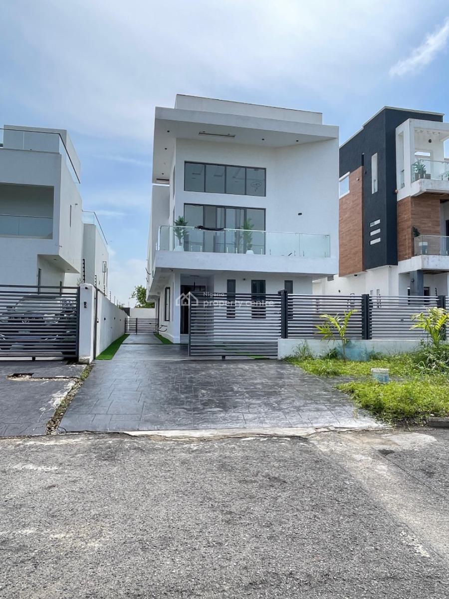 Gorgeous 5 Bedroom Duplex with a Bq and a Pool, Osapa, Lekki, Lagos, House for Sale