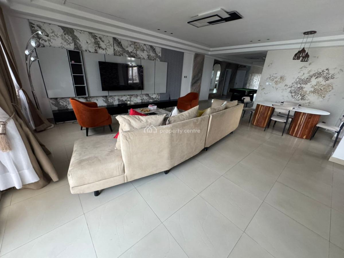 Luxury 3 Bedroom Furnished Apartment with a Bq and Water View, Off Admiralty Road, Lekki Phase 1, Lekki, Lagos, Flat / Apartment for Rent