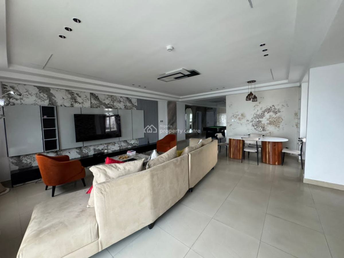 Luxury 3 Bedroom Furnished Apartment with a Bq and Water View, Off Admiralty Road, Lekki Phase 1, Lekki, Lagos, Flat / Apartment for Rent
