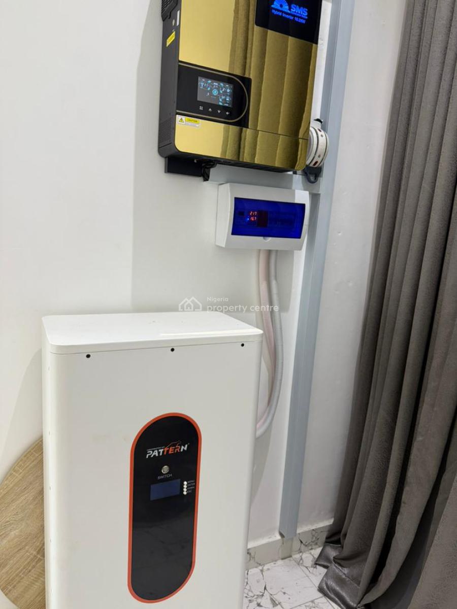 Furnished & Serviced 2 Bedroom Apartment (upstairs), Chevron, Lekki, Lagos, Flat / Apartment for Rent