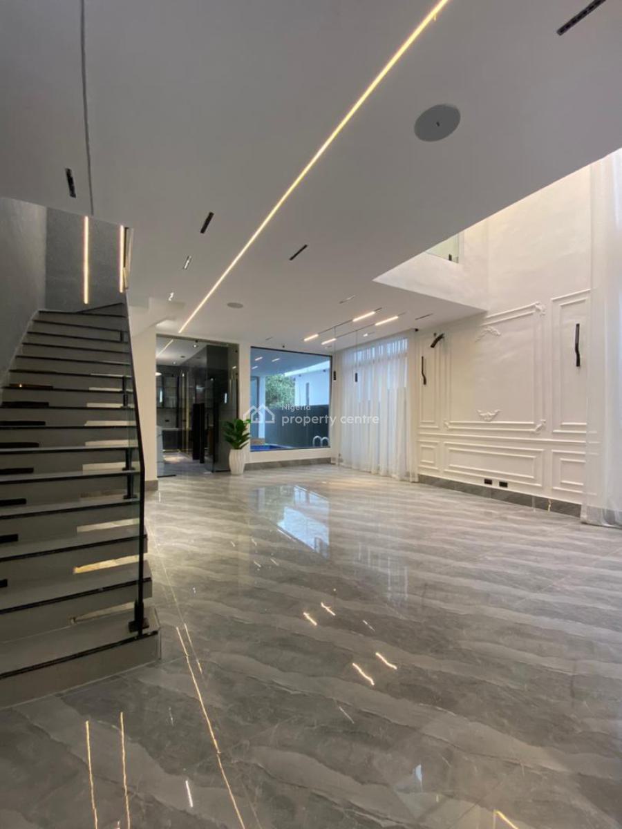 Elegant 5 Bedroom Duplex with a Bq, Pool and Gym in a Secured Estate, Chevron, Lekki, Lagos, House for Sale
