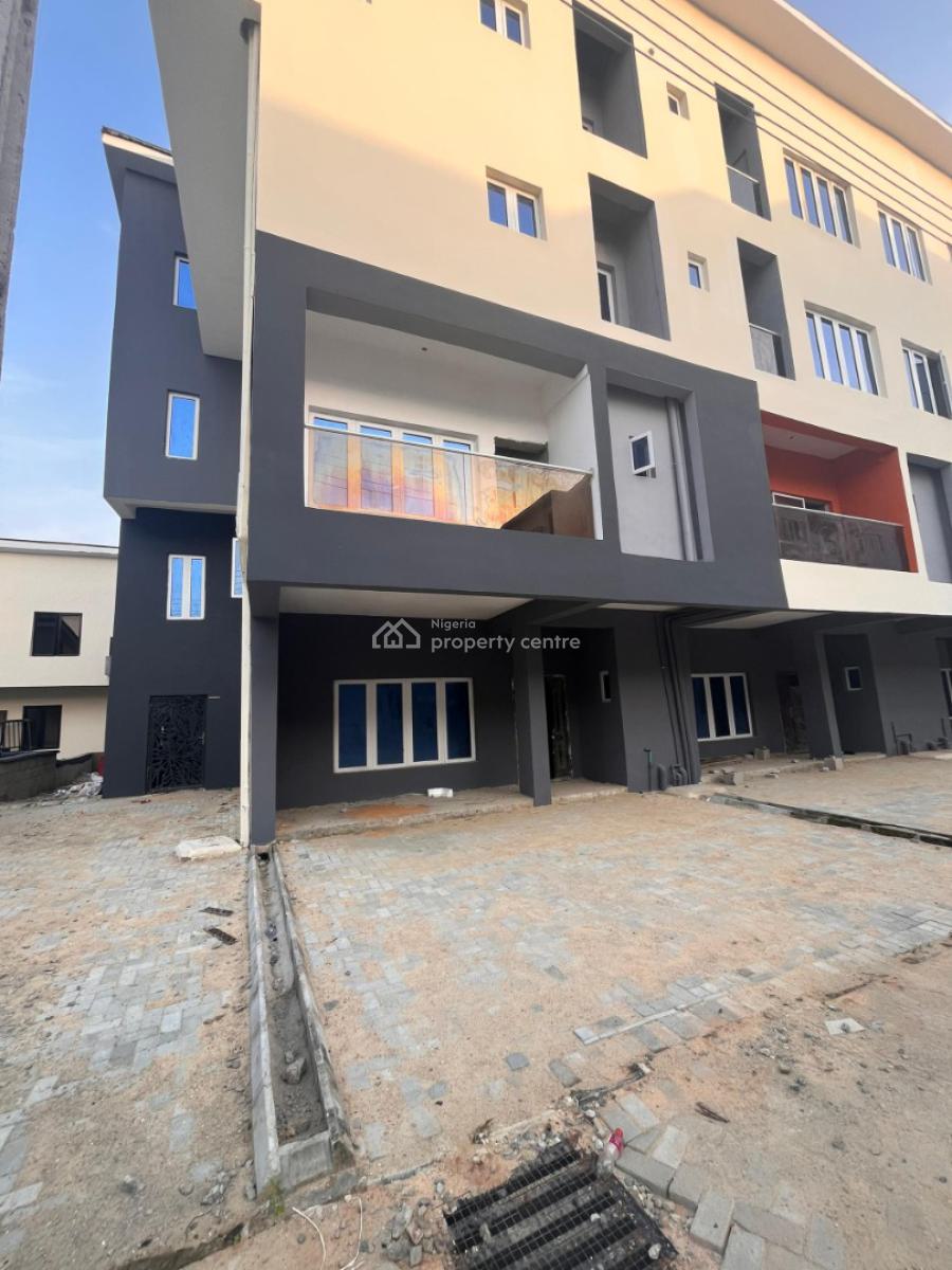 Carcass 3 Bedrooms Maisonette with Bq, Ikate Elegushi, Lekki, Lagos, House for Sale