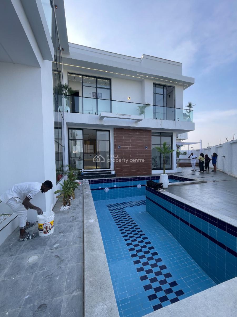 Luxury 5 Bedroom Fully Detached Duplex with Cinema & Swimming Pool, Chevron, Lekki, Lagos, Detached Duplex for Sale