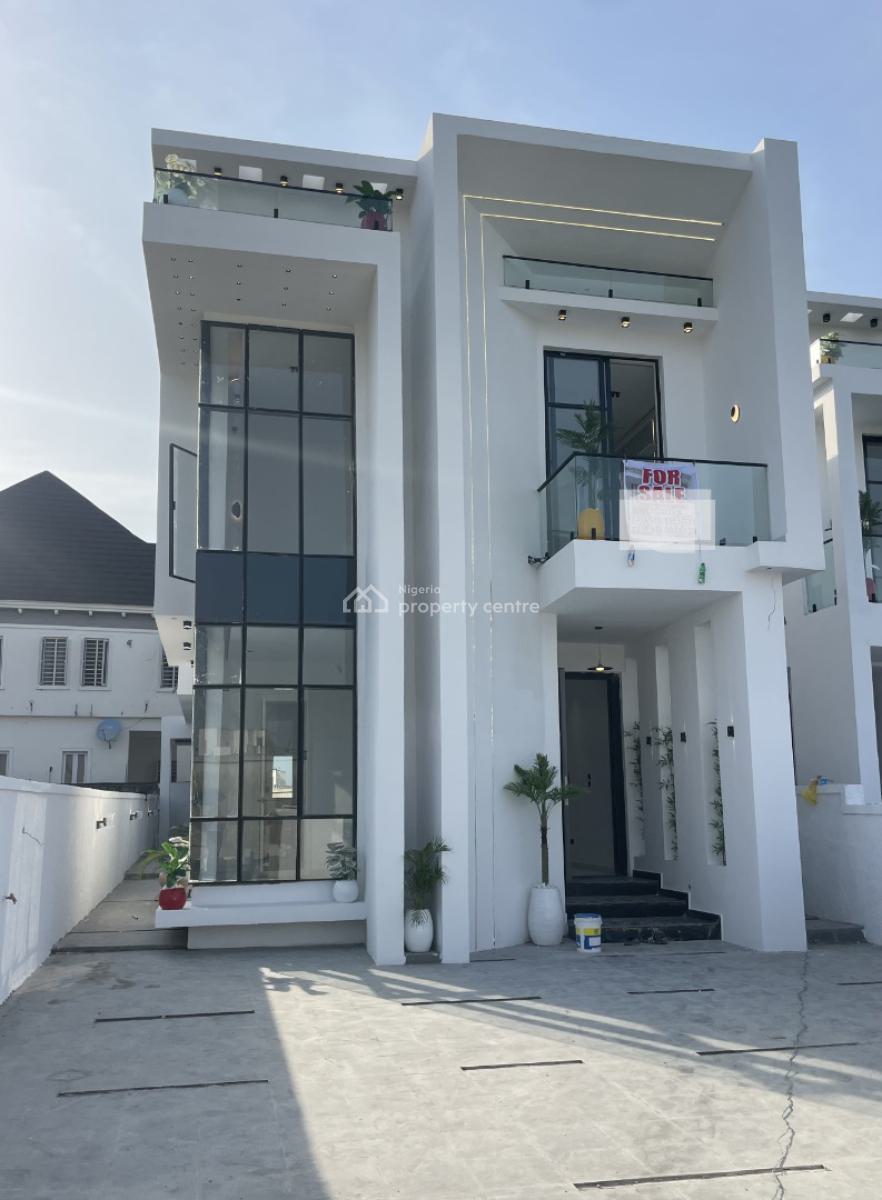 Beautiful 5 Bedroom Detached Duplex with Swimming Pool, Chevron, Lekki, Lagos, Detached Duplex for Sale