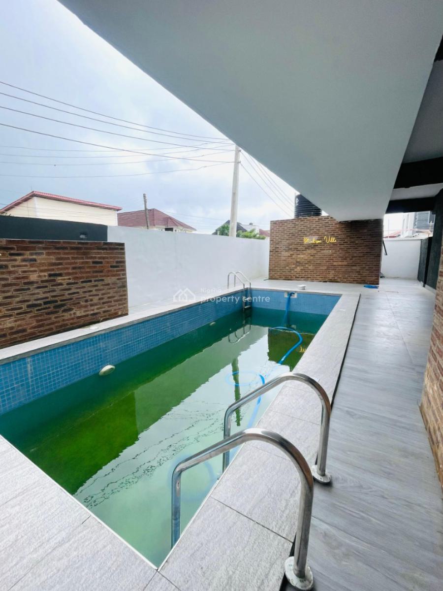 Contemporary Luxury 4 Bedrooms Terraced Duplex with Gym Room and Swimming Pool, Lekki Phase 1, Lekki, Lagos, Terraced Duplex for Sale