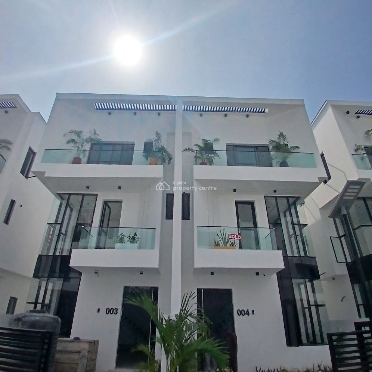 Newly Built 4 Bedroom Semi-detached Duplex with Bq, Chevron Toll Gate, Orchid Road, Lekki, Lagos, Semi-detached Duplex for Sale