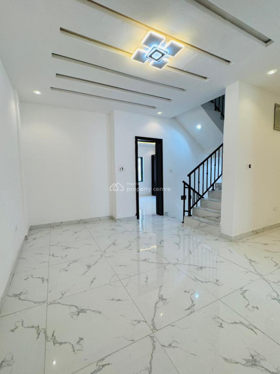 Serviced 4 Bedroom Terraced Duplex with Spacious Ensuite Bedrooms, New Road, Lekki, Lagos, Terraced Duplex for Sale