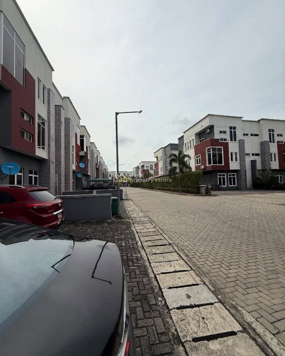 Fully Furnished 4-bedroom Townhouse with Bq, Vintage Park Estate, Osapa, Lekki, Lagos, House for Sale