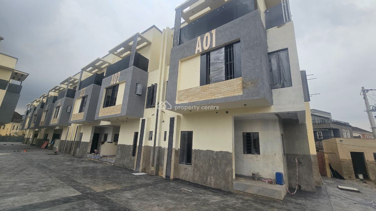 Brand New and Smart 4 Bedroom Terrace Duplex with a Room Boys Quarter, Ikeja Gra, Ikeja, Lagos, Terraced Duplex for Sale