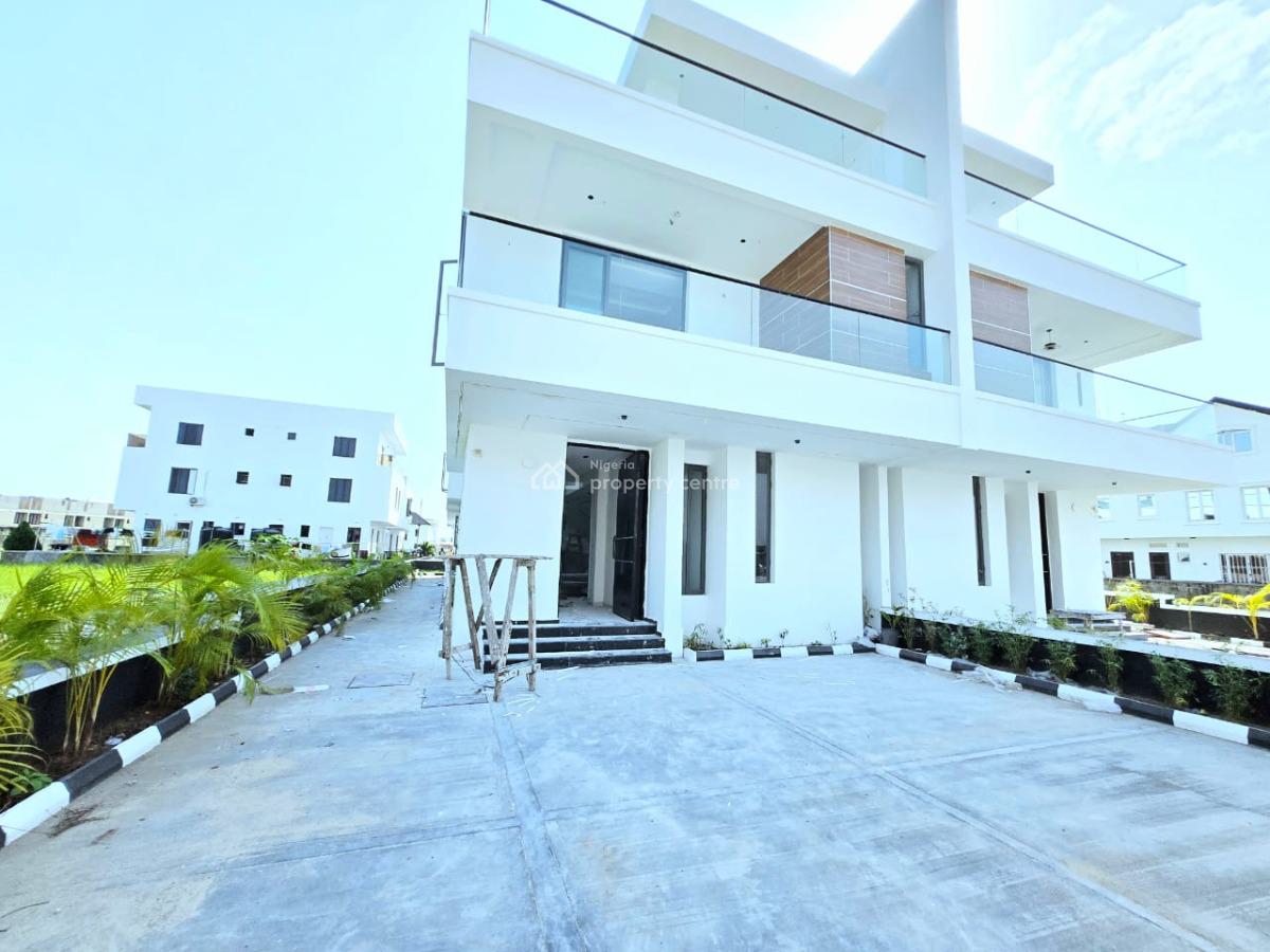 Contemporary 5-bedroom Semi Detached Duplex, Cowrie Creek Estate, Ikate Elegushi, Lekki, Lagos, Semi-detached Duplex for Rent