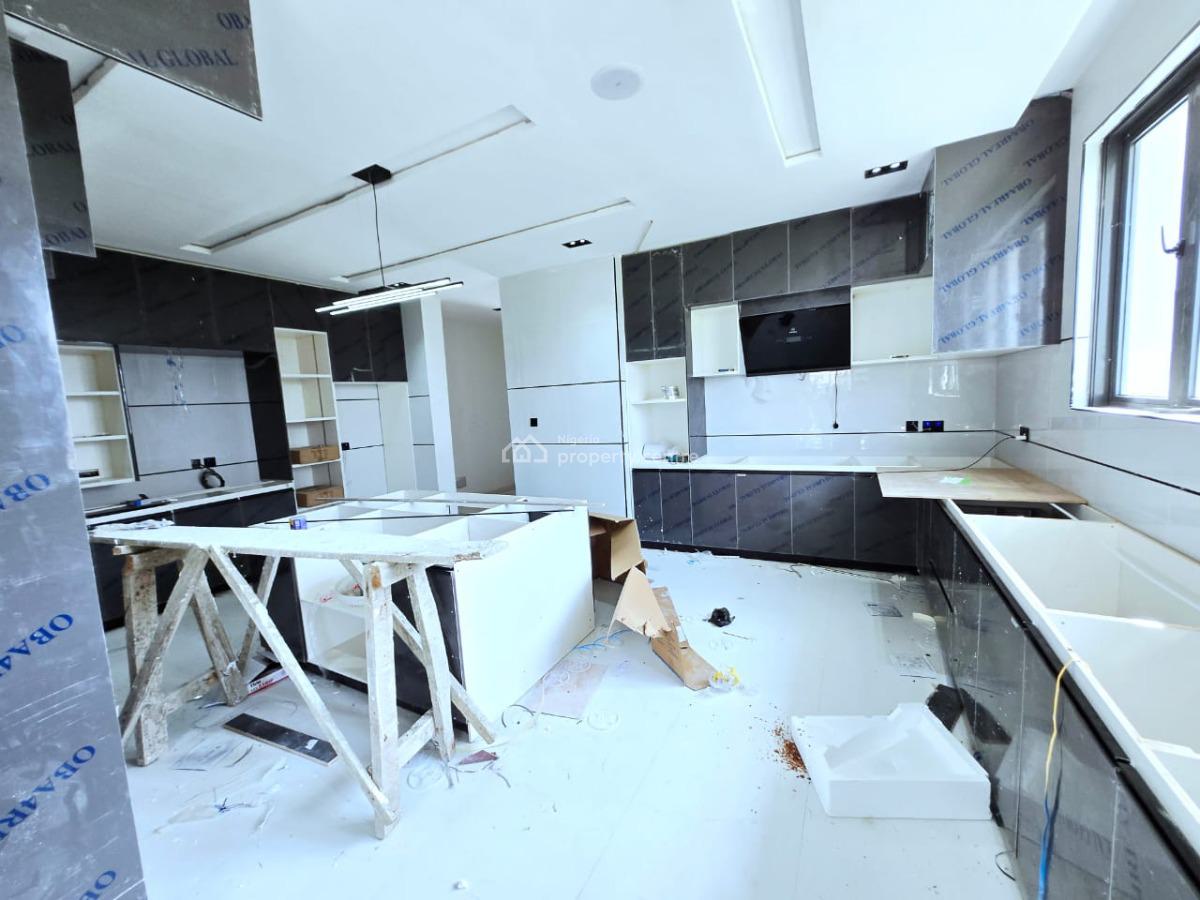 Contemporary 5-bedroom Semi Detached Duplex, Cowrie Creek Estate, Ikate, Lekki, Lagos, Semi-detached Duplex for Sale