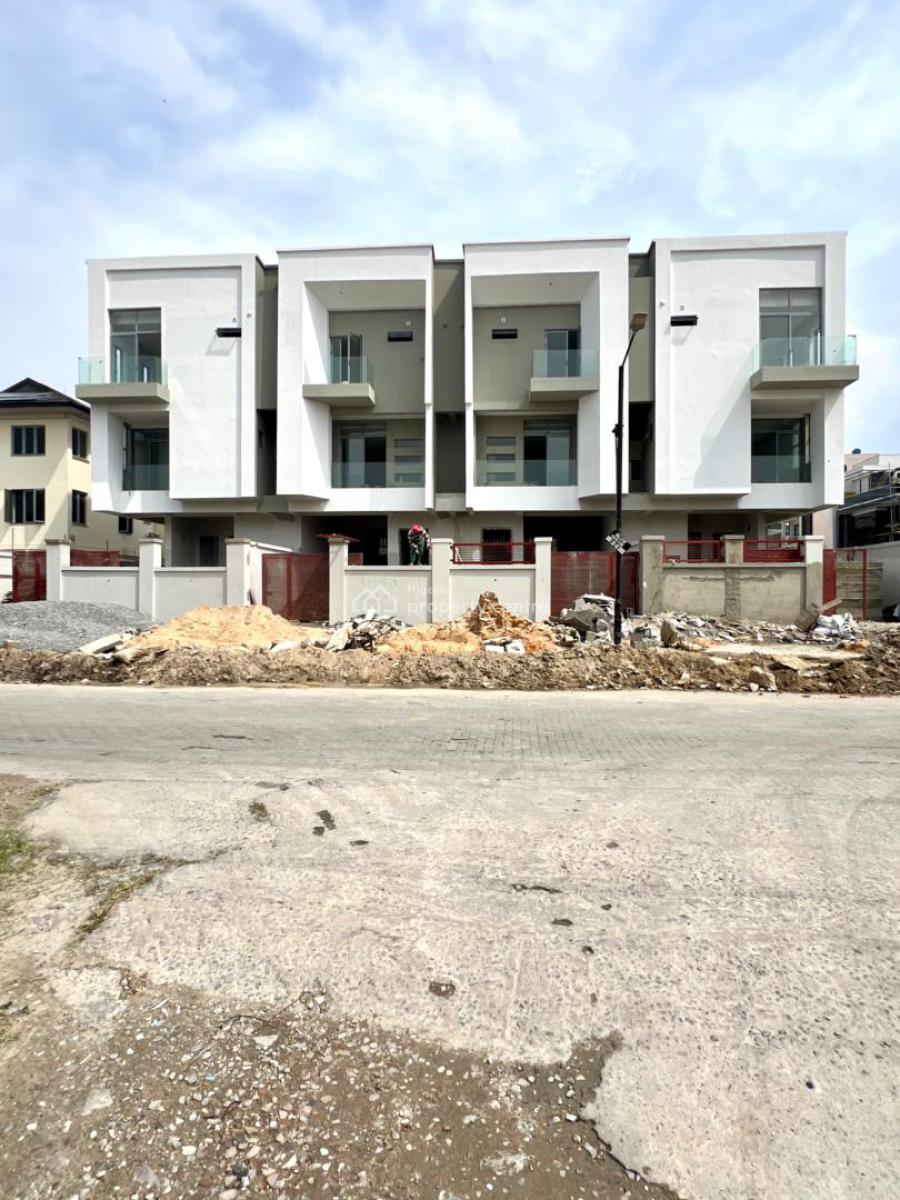 Exquisite 4 Bedroom Terrace Duplex with Bq, Lekki Phase 1, Lekki, Lagos, Terraced Duplex for Sale