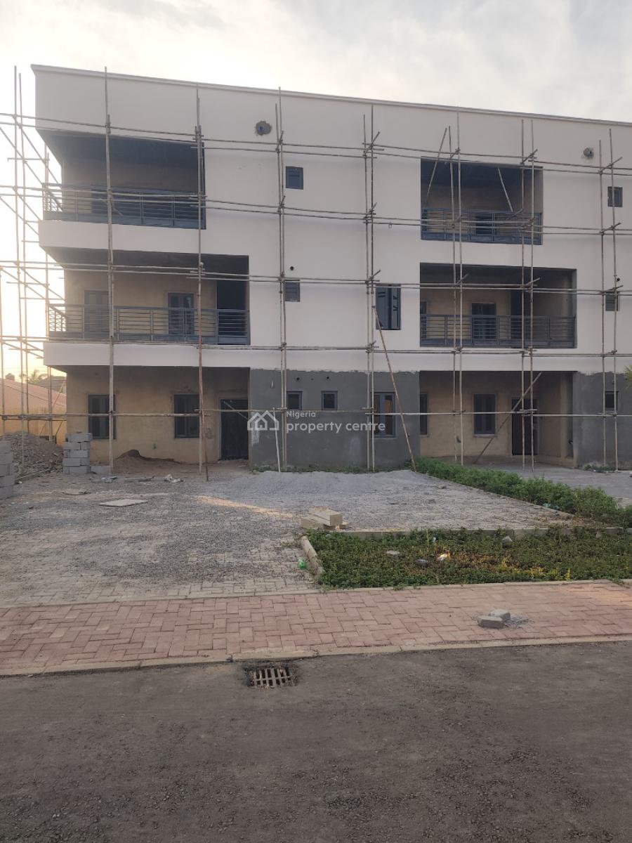 Well Built, Spacious Carcass Terrace Duplex (corner Piece), Behind Next Cash and Carry Supermarket, Kado, Abuja, Terraced Duplex for Sale