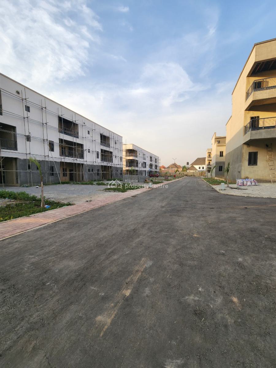 Well Built, Spacious Carcass Terrace Duplex (corner Piece), Behind Next Cash and Carry Supermarket, Kado, Abuja, Terraced Duplex for Sale