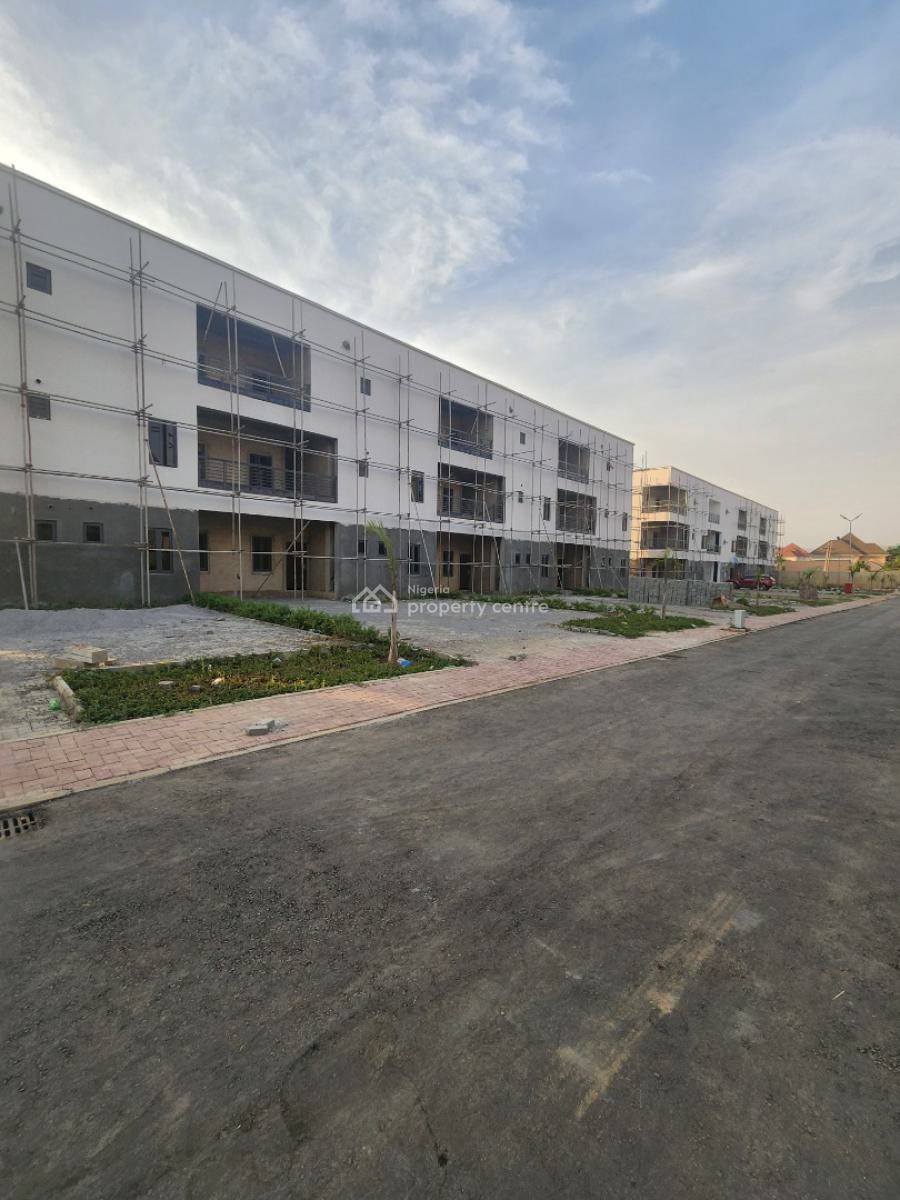 Well Built, Spacious Carcass Terrace Duplex (corner Piece), Behind Next Cash and Carry Supermarket, Kado, Abuja, Terraced Duplex for Sale