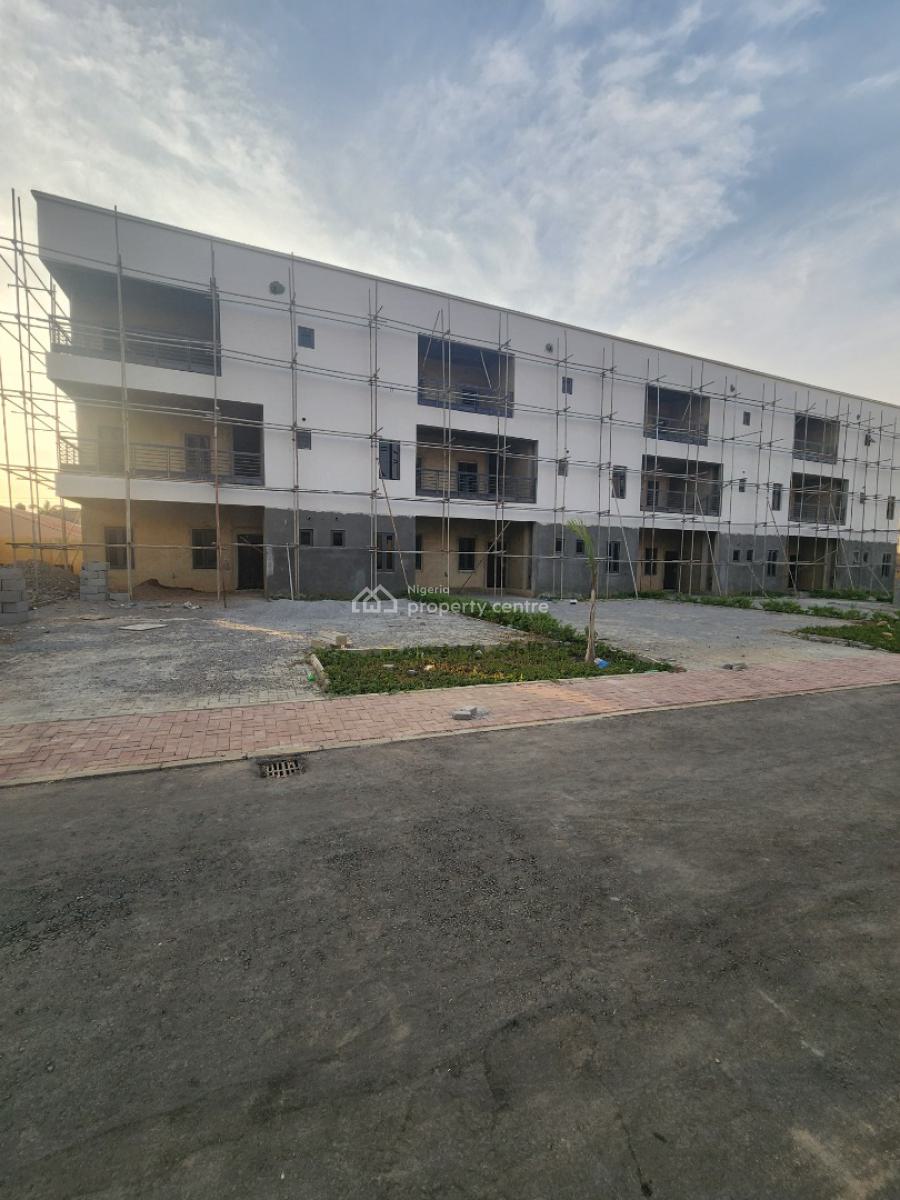 Well Built, Spacious Carcass Terrace Duplex (corner Piece), Behind Next Cash and Carry Supermarket, Kado, Abuja, Terraced Duplex for Sale