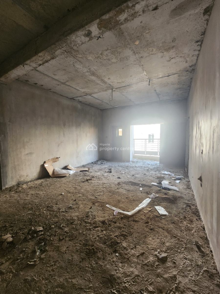 Well Built, Spacious Carcass Terrace Duplex (corner Piece), Behind Next Cash and Carry Supermarket, Kado, Abuja, Terraced Duplex for Sale