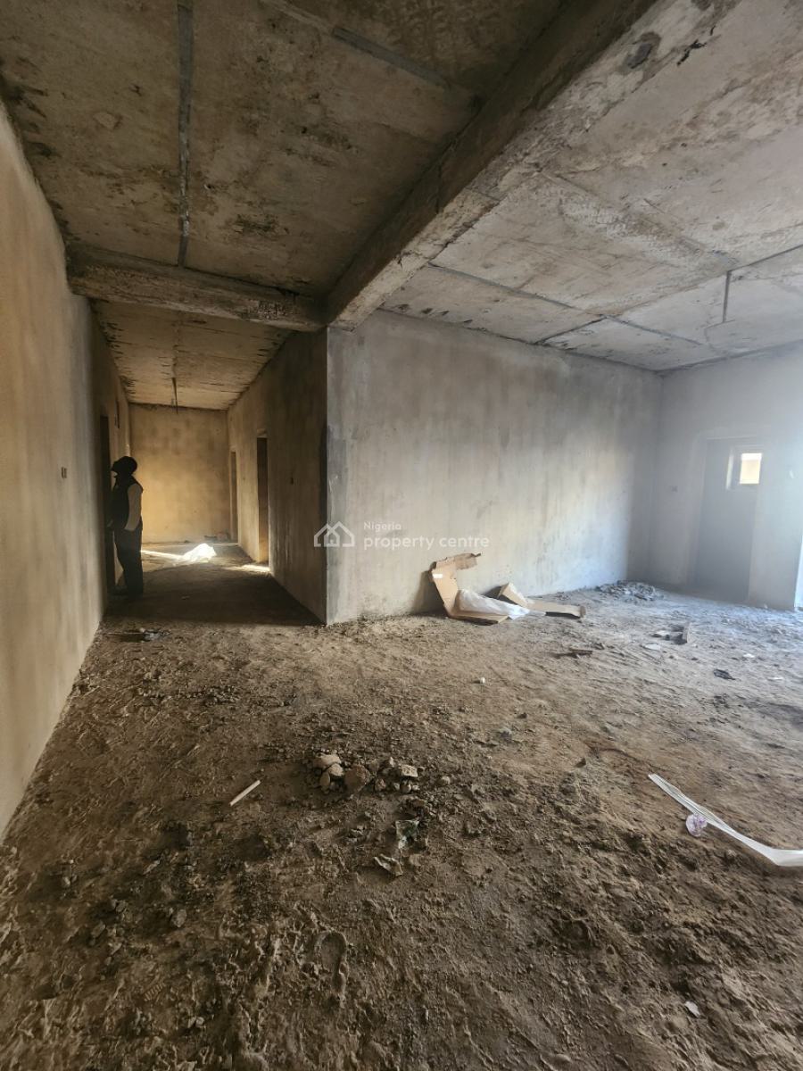 Well Built, Spacious Carcass Terrace Duplex (corner Piece), Behind Next Cash and Carry Supermarket, Kado, Abuja, Terraced Duplex for Sale