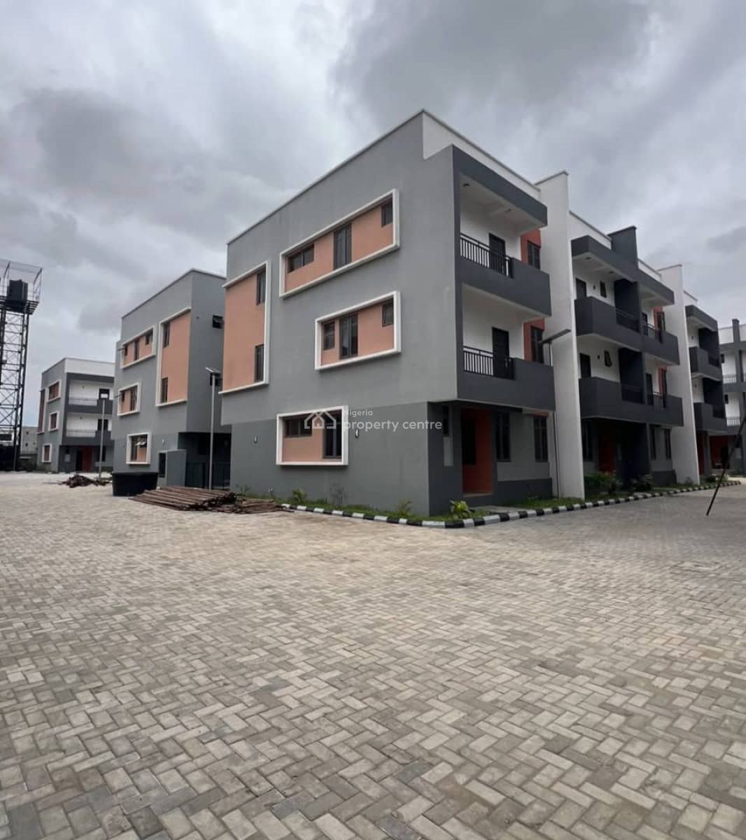 Unfurnished 4 Bedroom Terrace Duplex with Bq Fitted Kitchen, Ikate, Lekki, Lagos, Terraced Duplex for Rent