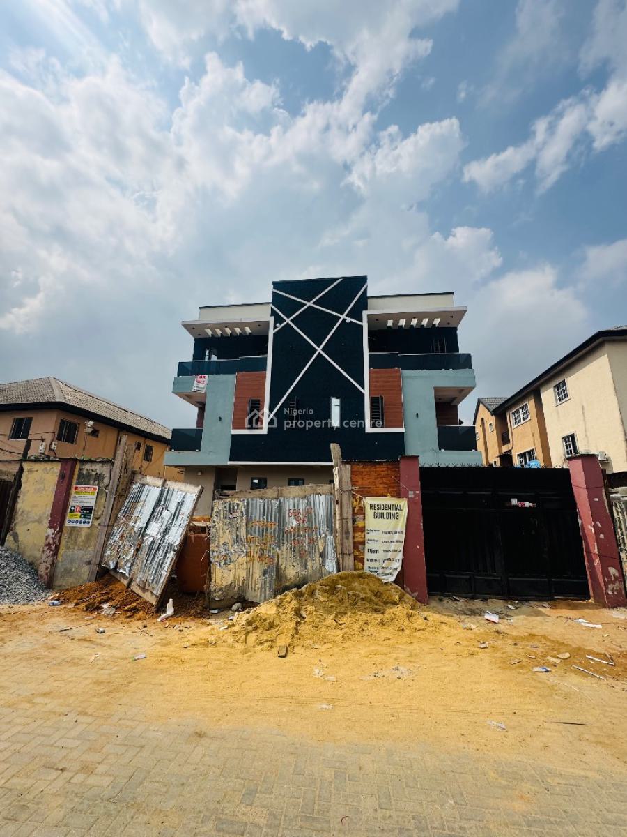Newly Built 4 Bedroom Semi Detached Duplex with Bq, Gbagada, Lagos, Semi-detached Duplex for Sale
