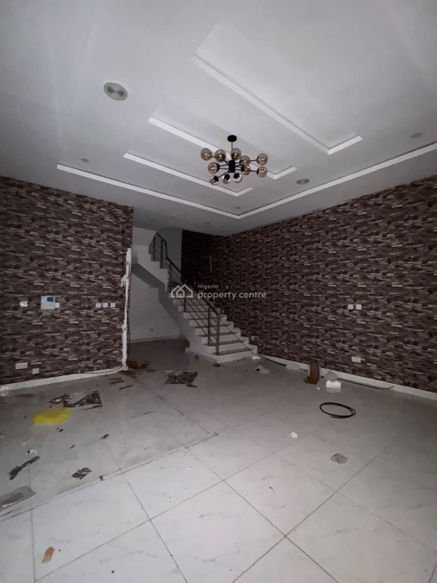 Nice Lovely 4 Bedrom Duplex with Bq Self Compound, Orchid Road, Lekki, Lagos, Semi-detached Duplex for Rent