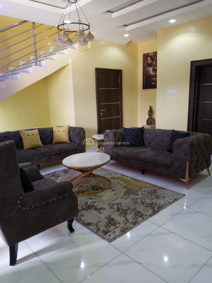 Beautiful Service Apartment, Eko Akete, Abijo, Lekki, Lagos, Terraced Duplex Short Let