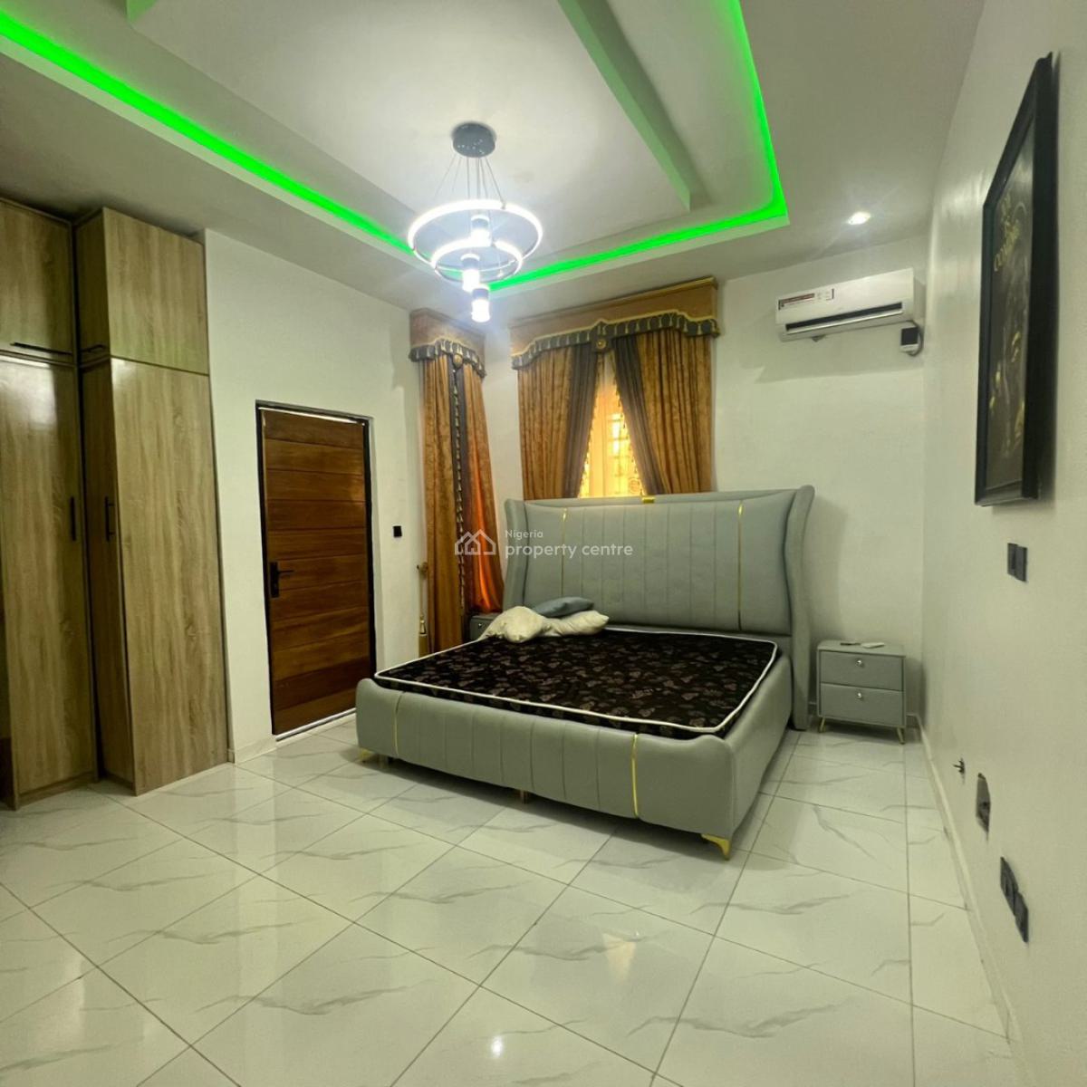 Fully Furnished 4 Bedroom Semi Detached Duplex with Bq., Ajah, Lagos, Semi-detached Duplex for Rent