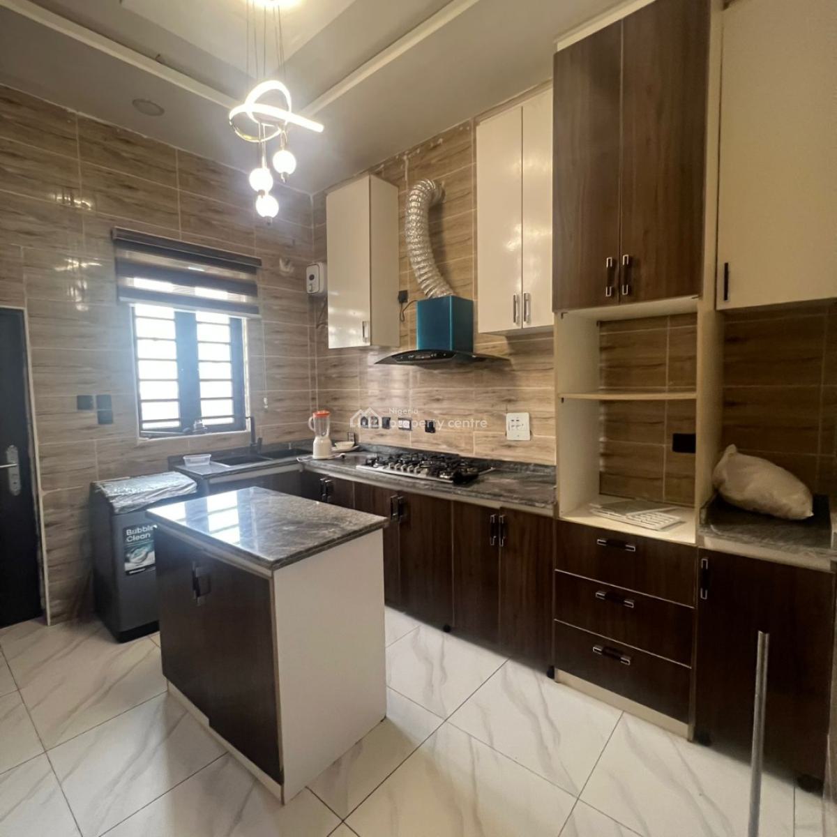 Fully Furnished 4 Bedroom Semi Detached Duplex with Bq., Ajah, Lagos, Semi-detached Duplex for Rent