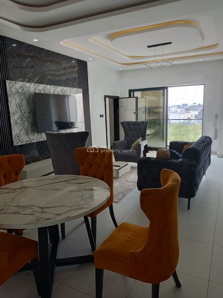 Fully Furnished 3bedroom 24hours Light Secured Estate, Secured Estate, Ologolo, Lekki, Lagos, Flat / Apartment for Rent