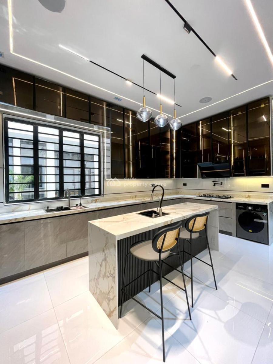 Aesthetically Pleasing, 5 Bedroom Mansion with Pool, Cinema, Bq, Lekki Conservation Center, Chevron Toll Gate, Lekki, Lagos, Detached Duplex for Sale