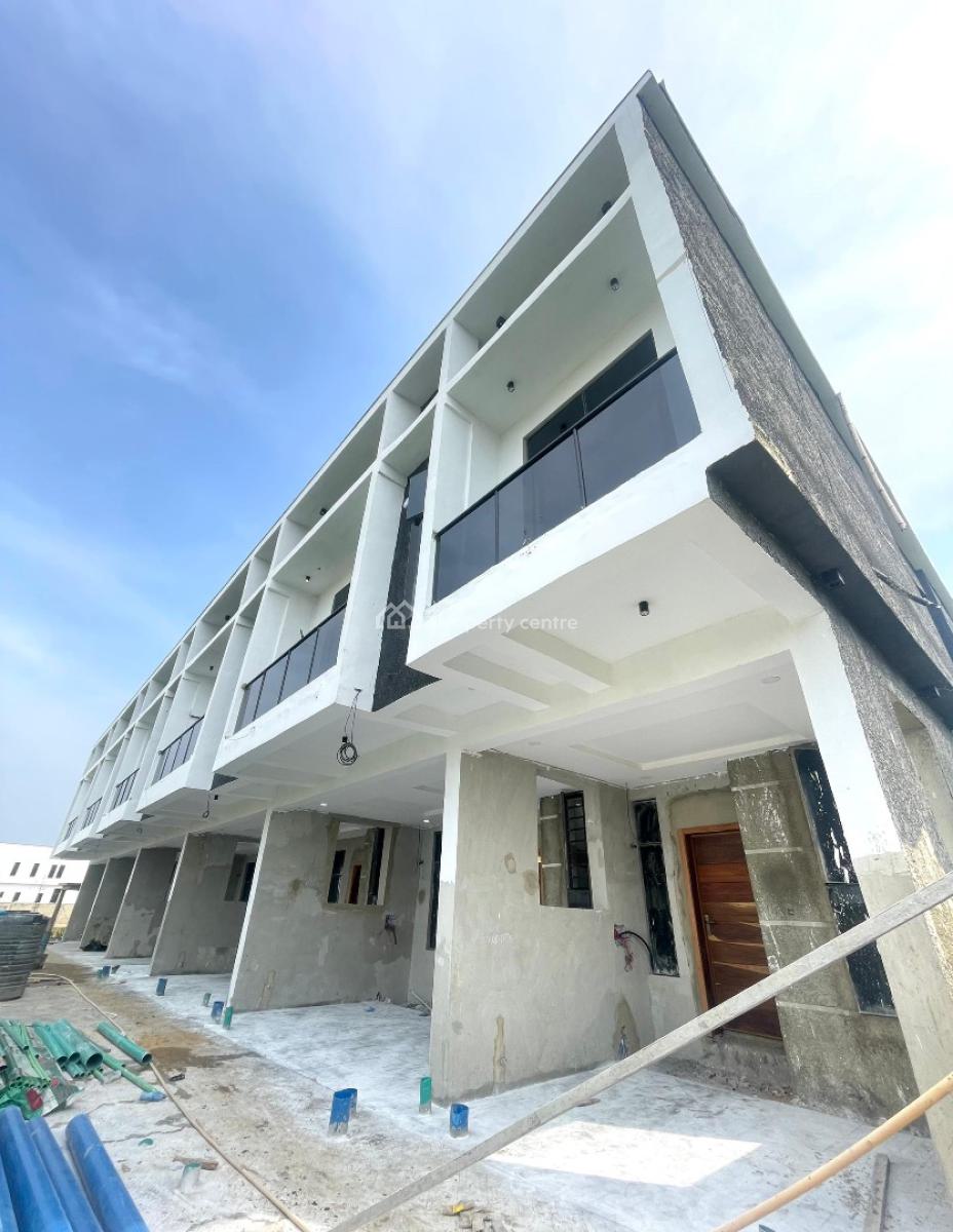 Newly Built 3 Bedroom Terrace Duplex with Bq, Solar Inverter, Ajah, Lagos, Terraced Duplex for Sale