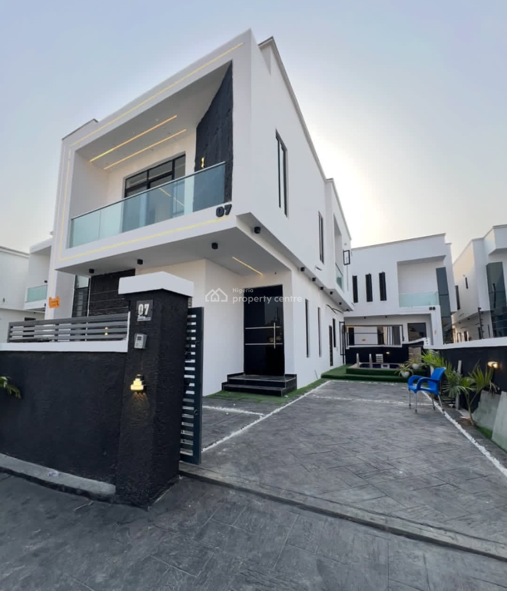 Self Service 4bedroom Detached Duplex with Pool, Ikota By Bis, Ikota, Lekki, Lagos, Detached Duplex for Rent