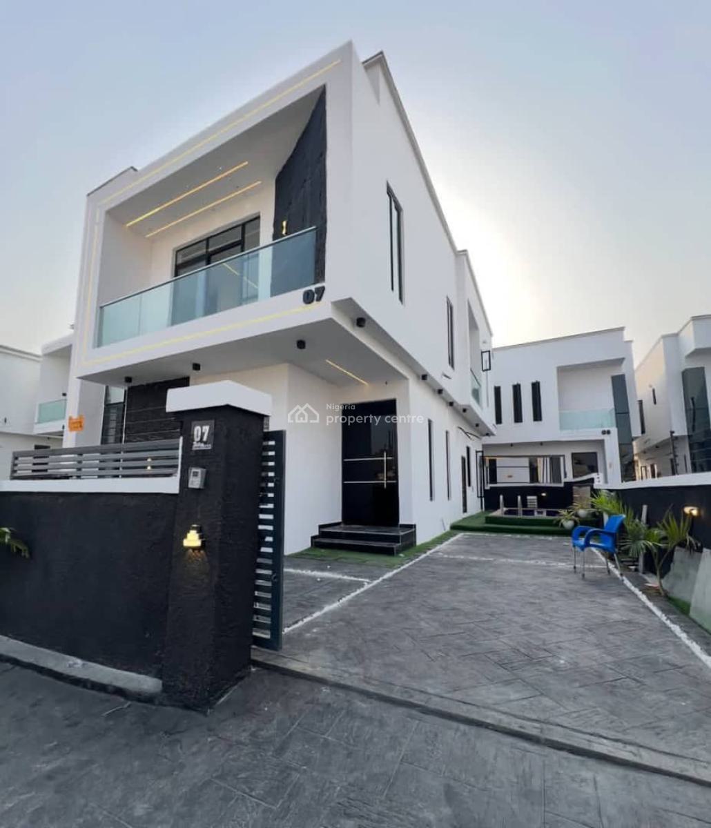 Spacious 4 Bedrooms Self Service at Ikota, Ikota, Ikota, Lekki, Lagos, Detached Duplex for Rent