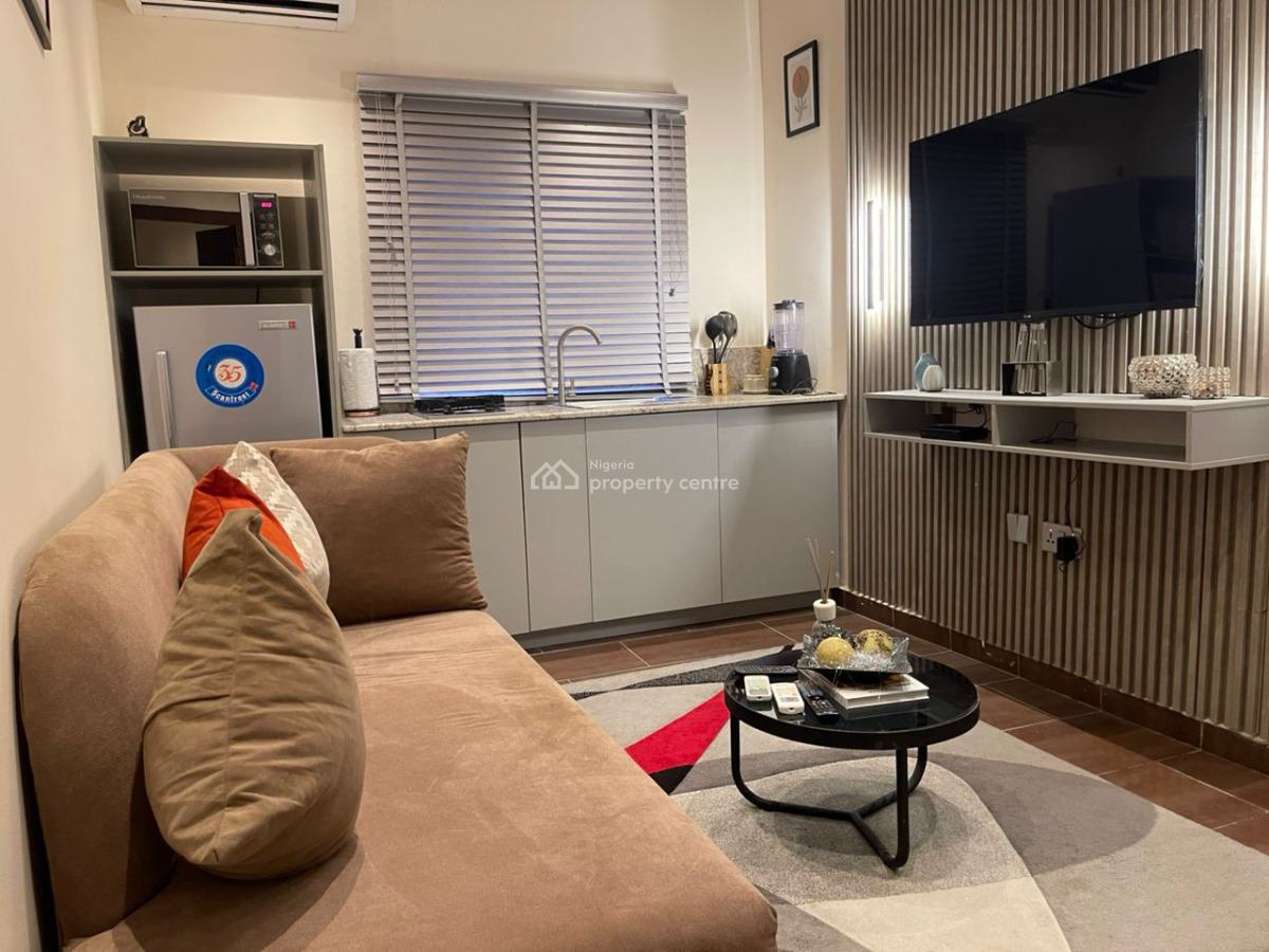 Luxury Fully Furnished 1 Bedroom Apartment, Off Fola Osibo, Lekki Phase 1, Lekki, Lagos, Mini Flat (room and Parlour) for Rent