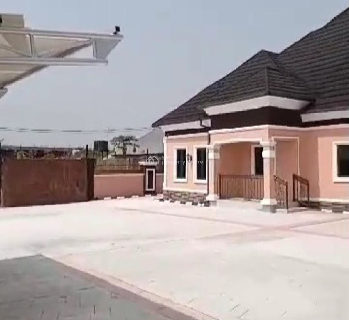 New 4 Bedroom Bungalow & 2 Bedroom Bq 100ft By 100ft Land, Okhuoromi Community, Off Airport Road, Benin, Oredo, Edo, House for Sale