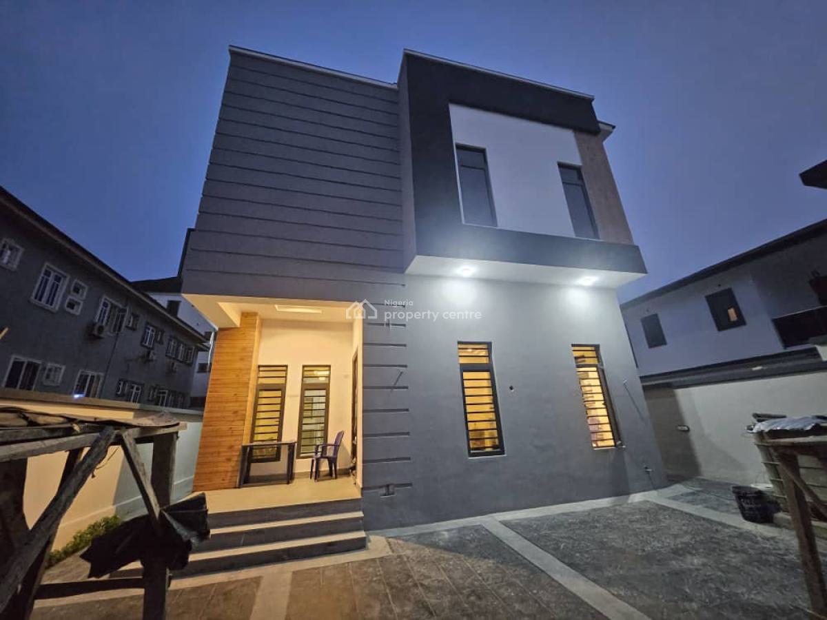Luxury 4 Bedroom Fully Detached Duplex with Bq, Chevron, Lekki, Lagos, Detached Duplex for Sale