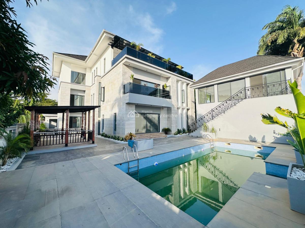 Smart Home  7 Bedroom Duplex with Guest Chalet, Pool, Cctv, Elevator Etc, Maitama District, Abuja, Detached Duplex for Sale