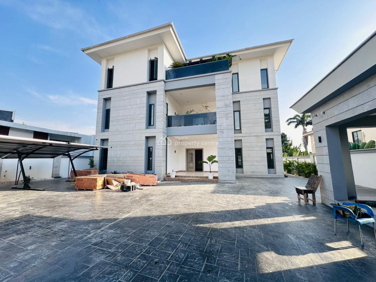 Smart Home  7 Bedroom Duplex with Guest Chalet, Pool, Cctv, Elevator Etc, Maitama District, Abuja, Detached Duplex for Sale
