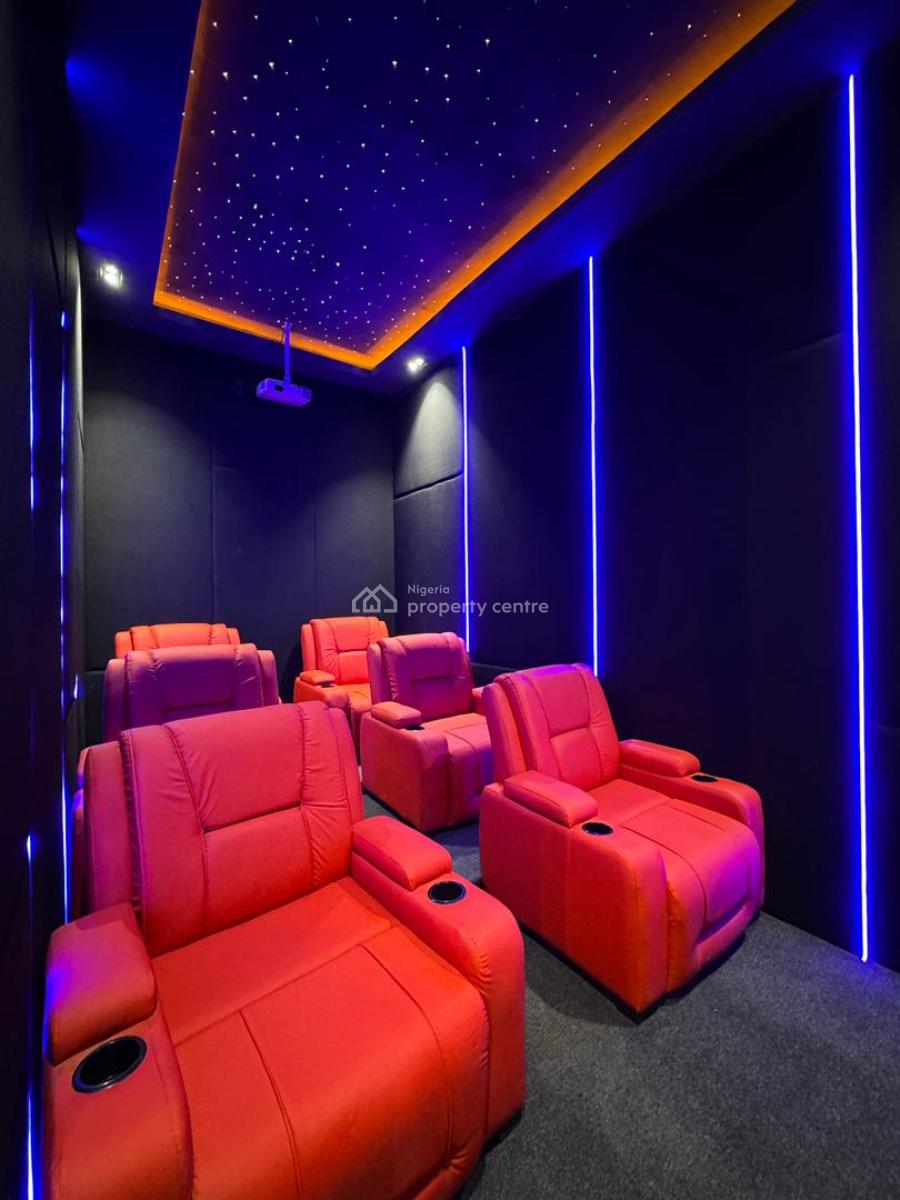 Magnificent 5 Bedroom with a Private Cinema & Pool, Lekki, Lagos, Detached Duplex for Sale