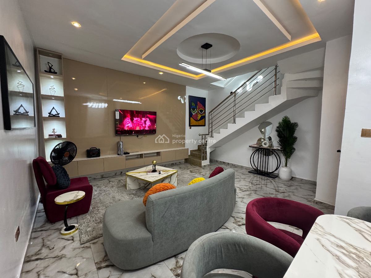 Luxury Furnished 2 Bedroom Terrace Duplex, Extension, Omole Phase 2, Ikeja, Lagos, Terraced Duplex for Sale