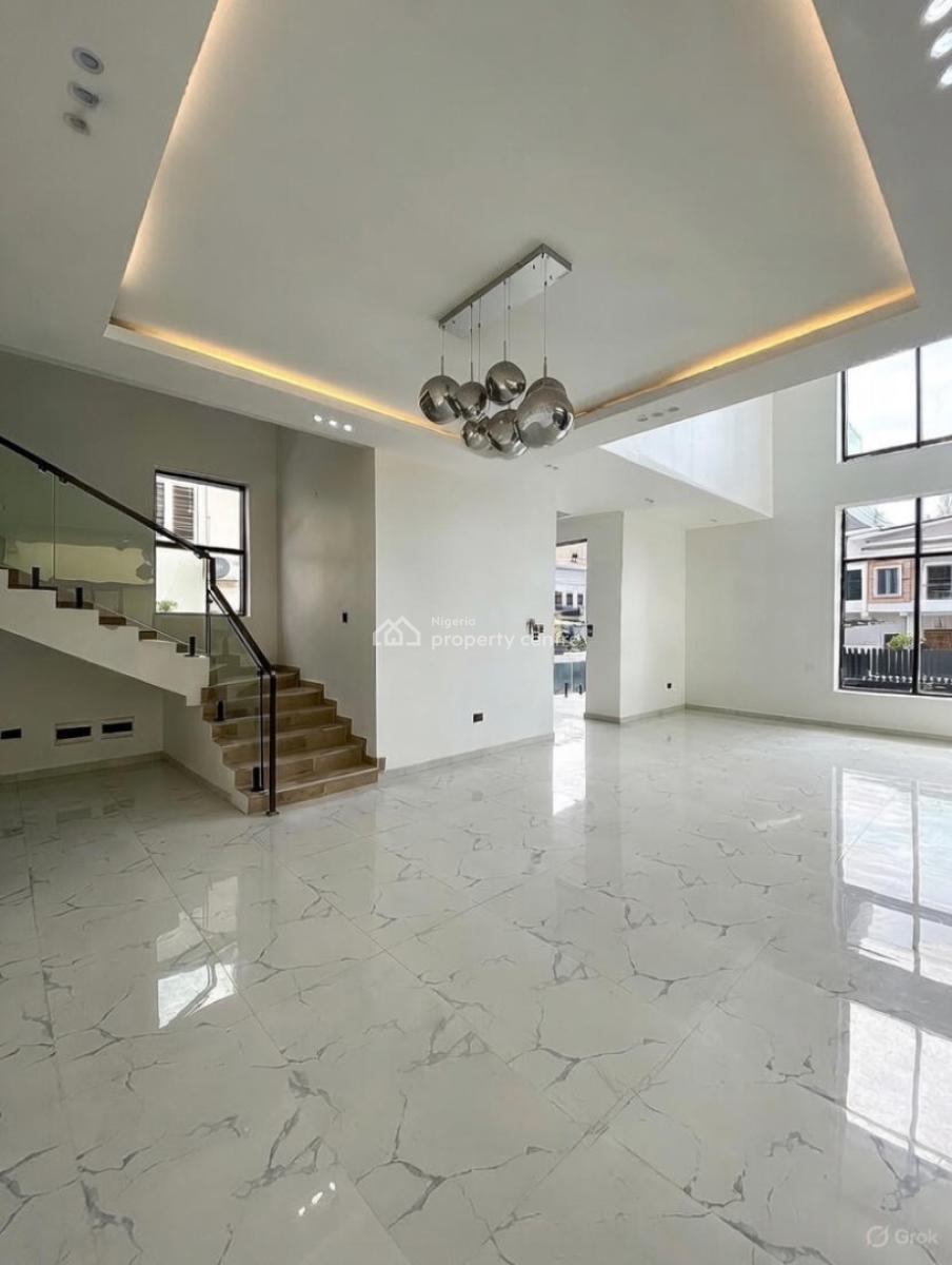 Contemporary 5 Bedrooms Detached Duplex with Pool, Cinema, Gym and Bq, Ikota, Lekki, Lagos, Detached Duplex for Sale