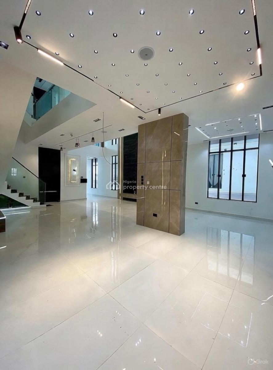 Contemporary 5 Bedroom Detached Duplex with Pool,gym,cinema and Bq, Chevron, Lekki, Lagos, Detached Duplex for Sale