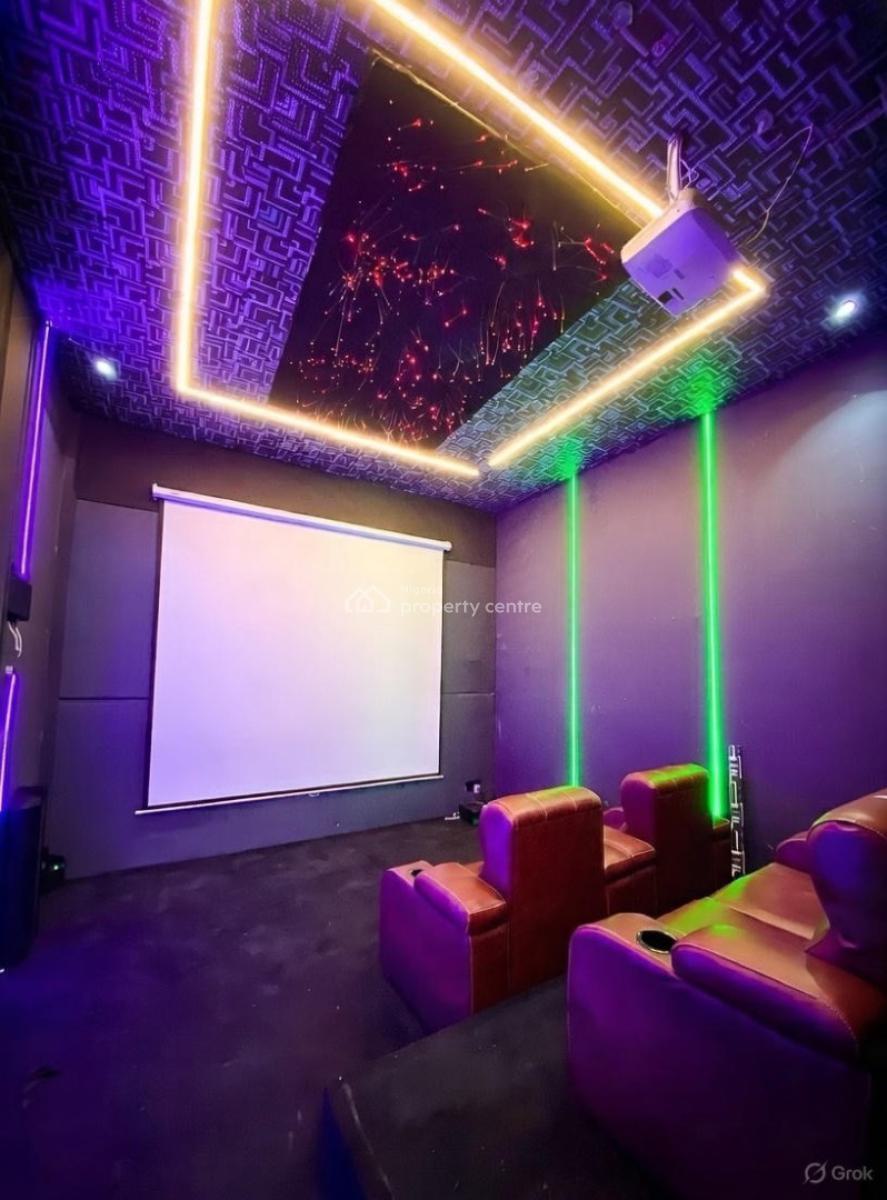 Contemporary 5 Bedroom Detached Duplex with Pool,gym,cinema and Bq, Chevron, Lekki, Lagos, Detached Duplex for Sale