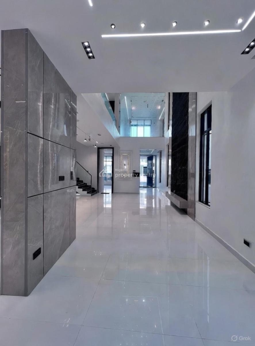 Contemporary 5 Bedroom Detached Duplex with Pool,gym,cinema and Bq, Chevron, Lekki, Lagos, Detached Duplex for Sale