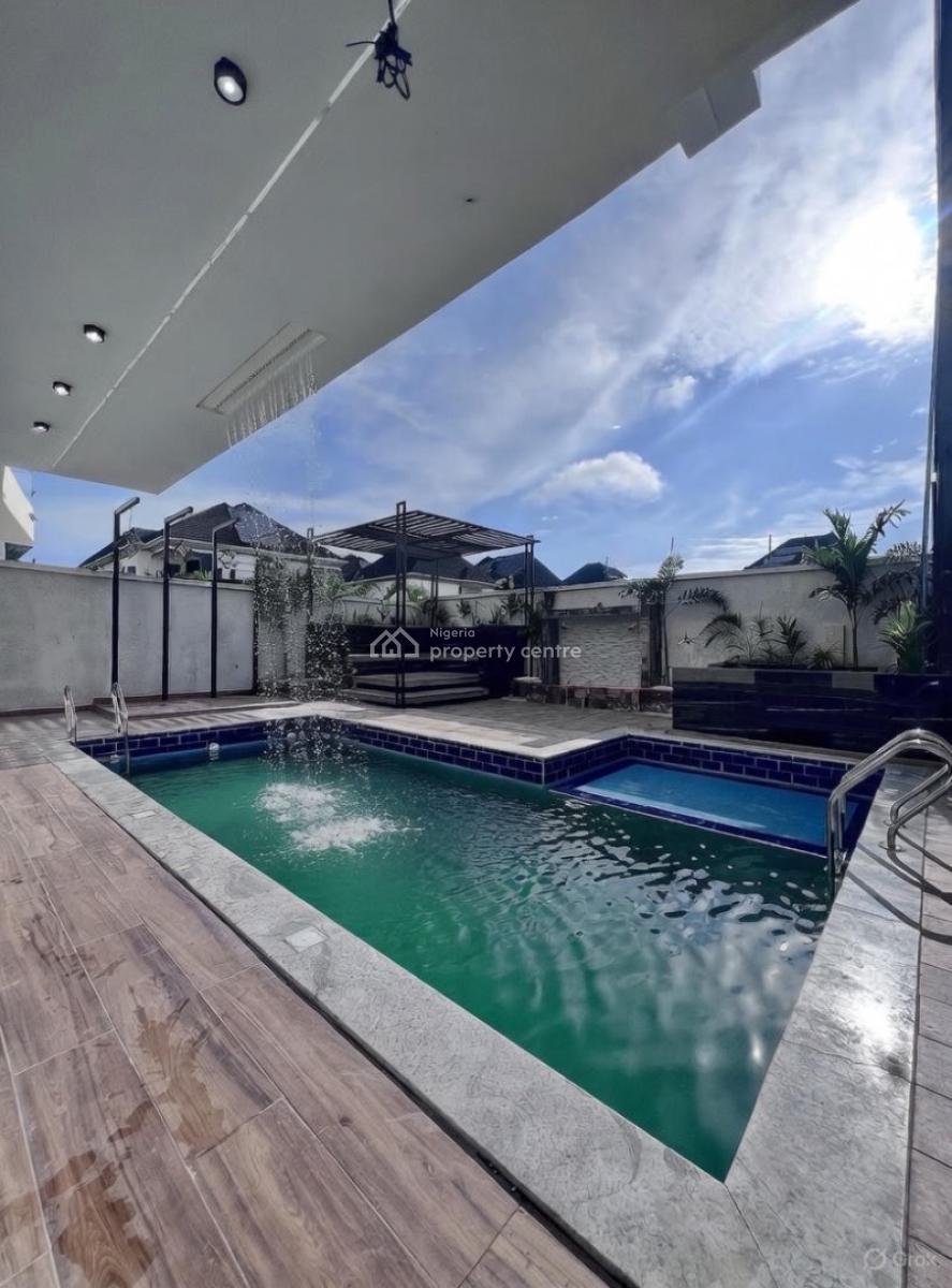 Contemporary 5 Bedroom Detached Duplex with Pool,gym,cinema and Bq, Chevron, Lekki, Lagos, Detached Duplex for Sale